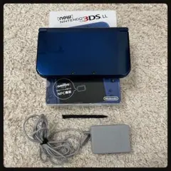 充電器付 Nintendo new3DS LL メタリックブルー 箱付 IPS