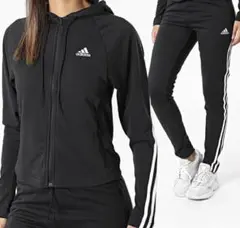 定価11,000アディダスLadies' トラックスーツ上下セット【Ｍ】