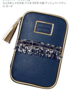 大人のおしゃれ手帖 9月号 【付録】 H.P.FRANCEパスポートケース