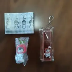 mofusand さくらんぼにゃん フィギュアチャーム 2点セット