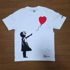 バンクシー Tシャツ 風船と少女 　L