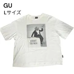GU Kermit カーミット コラボ Tシャツ 白 Lサイズ