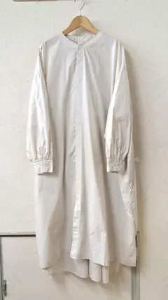 ◆SO◆前立て比翼ワンピース　アイスグレー