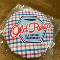 Old Resta クッションポーチ　FIRST EDITIO レトロ　チェック