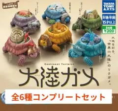 大陸ガメ　ガチャ　全6種　コンプリートセット