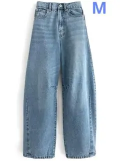 GRL カーブラインデニムパンツ