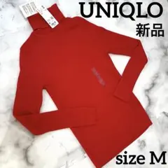 新品 ユニクロ　エクストラファインメリノリブタートルネックセーター　セーター