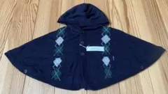 新品　コムサイズム　ニットポンチョ