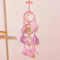 ゆめかわピンクドリームキャッチャー
