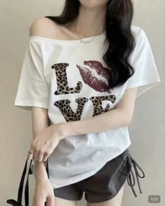 SHEIN ヒョウ柄 Tシャツ