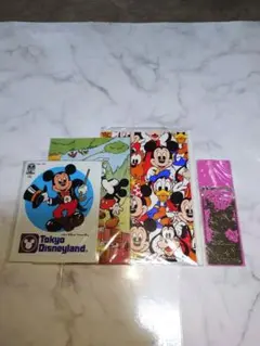 ★未開封★ミッキーマウスシール・ポストカード・多目的カード・しおり