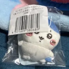 ちいかわ ハチワレだらけくじ E賞 ぬいぐるみバッジ（神様？）