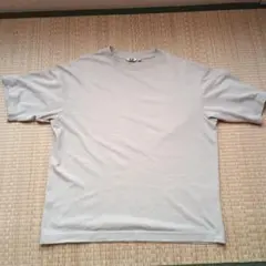 UNIQLO U エアリズム Tシャツ Lサイズ ライトグレー