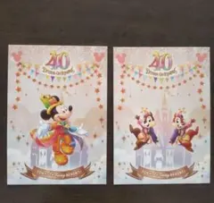 ディズニーポストカード　40周年　ミラコスタ宿泊者限定　TDR