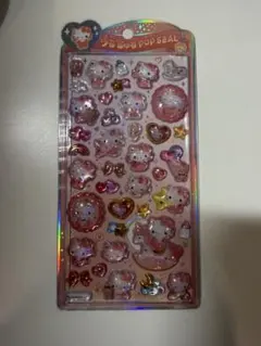 正規品　うるちゅるポップシール　キティ