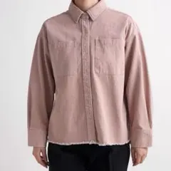 GLOBAL WORK グローバルワーク GOODデニム カラーシャツ ピンク