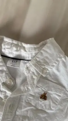 GAP ホワイト ボディスーツ クマ刺繍