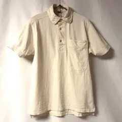 Nigel Cabourn 半袖プルオーバーシャツ（エクリュ）48M 古着のサムネイル