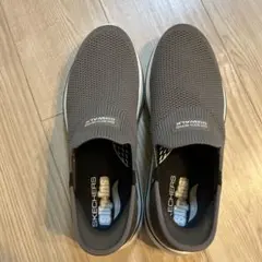 SKECHERS arch fit 26cm グレー スリッポン