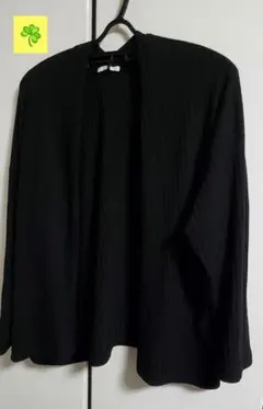 レディース カーディガン 黒 春