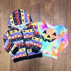 ハロウィン♪ パーカー＆トレーナーset♪100