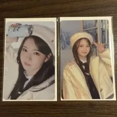 NiziU アヤカ ハピドロ F賞 トレカ フォトカード AB セット ②