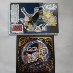 ワンピース☆サボ バースデイジオラマフィギュア 缶バッジ 2023