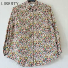 LIBERTY☆正規品☆リバティ 花柄　ブラウス　シャツ vintage M長袖