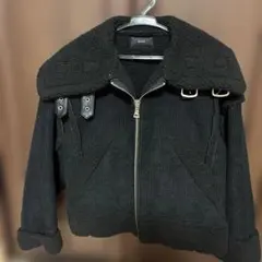 EMODA☆ボアジャケット ブラック/フリー