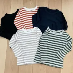 まとめ売り　長袖　カットソー 5点セット 110