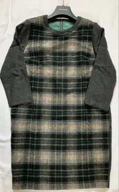 ●最終価格●ユナイテッドアローズ カシミヤ 羊毛混 チュニック ワンピース