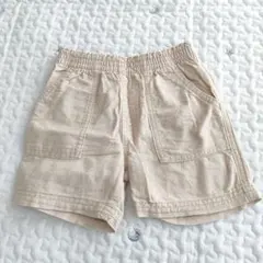 ハーフパンツ　半ズボン　ベージュ