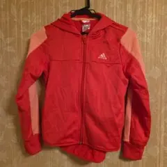 中古★adidas ジップアップパーカー 140