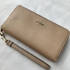 COACH コーチ 長財布 C3441 トープ レザー ベージュのサムネイル