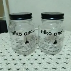 niko and... ガラス製メイソンジャー 2個セットのサムネイル