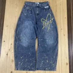 y2k #MEMORY paint baggy denim archiveのサムネイル