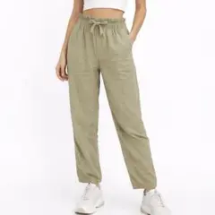 ZARA ザラ ストレートパンツ カーキ 緑