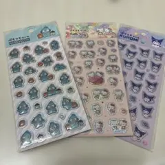 ぷくっとシール　サンリオ　3枚セット