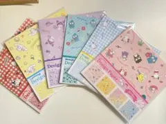 サンリオキャラクターデザインペーパー 6点セット売り
