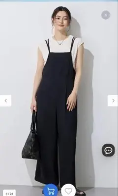 【2SET】プルオーバー×キャミサロペットセットのサムネイル