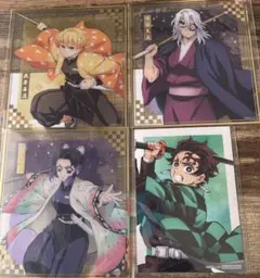 鬼滅の刃　アニプレックス オンラインくじ　クリア色紙　ブロマイド