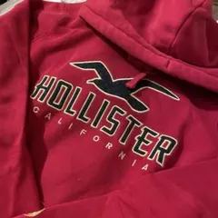 Hollister 赤 パーカー 裏起毛