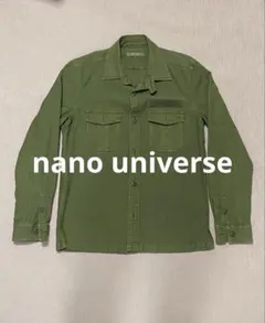 長袖シャツ　ナノ・ユニバース