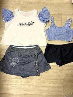 ピンクラテ　水着　170　セパレート