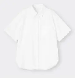 【未使用】オーバーサイズシャツ 5分袖　GU