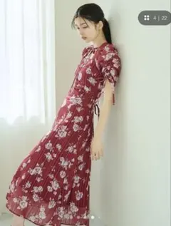 ボレロプリントワンピース SNIDELのサムネイル