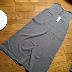 GU マルチウェイニットワンピース オリーブ XXL