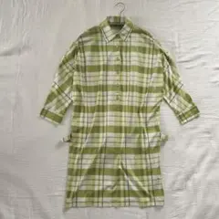 コムサ　チェック　チュニック