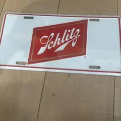 Schlitz ビール ロゴ メタルプレート 看板