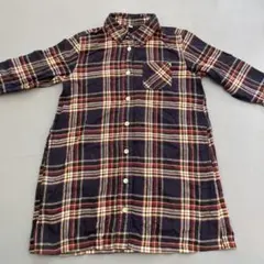 無印良品 チェックワンピース キッズ 120cm